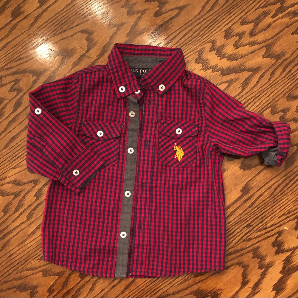 Toddler US Polo Assn. 18m Button Up